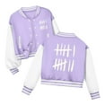 thumbnail image 2 of JIAYUE Printed Lightweight Sport Jackets For Boys Girls Spring Fall Collared Button Style Long Sleeve Children Casual Sportswear, 2 of 3