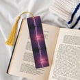 thumbnail image 4 of Kdxio Thunderstorm Violet Purple Print Metal Tassel Bookmarks,Perfect Gift for Art Lovers and Bookworms Metal Bookmarks for Women, 4 of 8