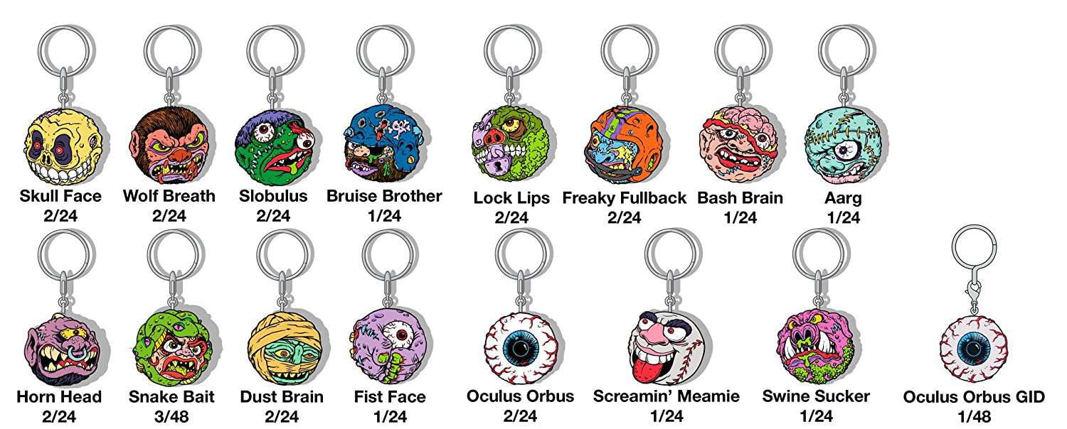 Madballs Blind Boxed 1.5” Keychain Series