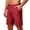 Wine_006, variant on Domuza Men's Stretch Chino Short Slim Fit 9" Flat Front Shorts Summer Casual Shorts with Pocket Watermelon Red 3XL