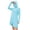 Light Blue, variant on Women’s UPF 50 Sun Protection Hoodie with Face Mask Neck Gaiter Breathable Zipper Long Sleeve Shirt for Hiking Fishing S-3XL White