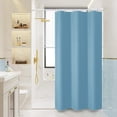 thumbnail image 6 of Shower Curtain - Waffle Textured Heavy Duty Thick Fabric Shower Curtains for Bathroom, 230GSM Luxury Weighted Polyester Cloth Bath Curtain Set with 12 Plastic Hooks, 6 of 6