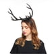 thumbnail image 3 of Realistic Antlers Headpiece Costume Accessory For Festivals Masquerade Events Crafted In Black Color 1Pcs, 3 of 5