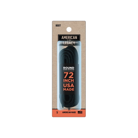 American-Legacy Boot Wax Black 72"