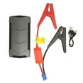 thumbnail image 1 of Cargador de batería de coche, arrancador de batería de 600A, corriente máxima IP66, resistente al agua, batería de 10800mAh, arrancador de puente portátil con luces LED, 1 of 5