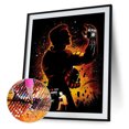 thumbnail image 1 of Cuadros Decorativos Kits de pintura de diamante DIY de silueta de Iron Man Taladro redondo completo 40x50cm (A2400) Ehuebsd embutido en tela, 1 of 9