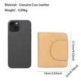 thumbnail image 2 of Royal Bagger Genuine Cow Leather Short Wallet for Women, Modern Fashion with Zipper Coin Pocket,Tri-Fold with ID Window, 2 of 9