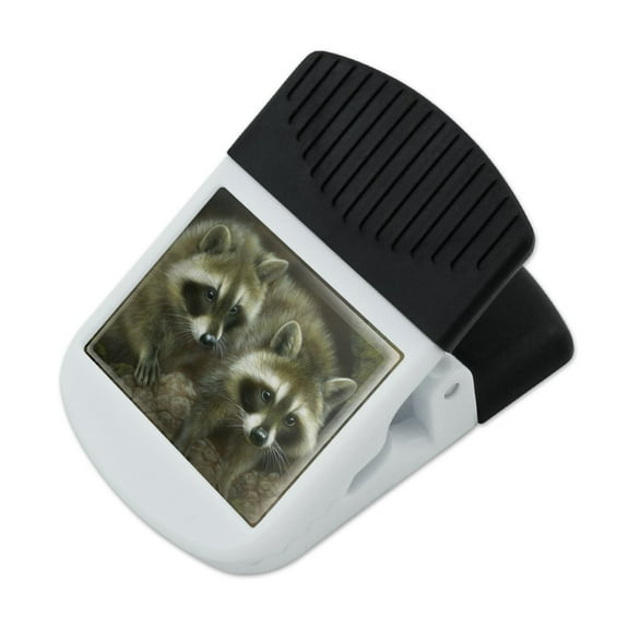 Cute Raccoons Curiosity Refrigerator Fridge Magnet Magnetic Hanging Hook Note Snack Clip