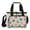 Pink and Blue Heart Pattern, variant on Insulated Cooler Bag with Multiple Pockets Lightweight Lunch Box Tote for Travel Beach Camping Office Pink and Brown Hearts Pattern