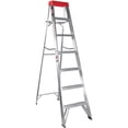 thumbnail image 1 of Escalera De Tijera Aluminio C/plataforma Akron 6 Escalones 77-80 150kg Akron Herramientas Escalera Tijera de Aluminio Tipo III, 1 of 5