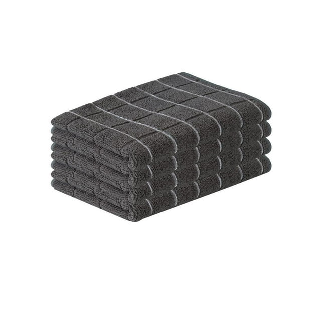 Heavy Duty Microfiber Dish Drying Towels, Lint-Free Kitchen Cleaning Cloths for Wiping Tables Countertops Dishes