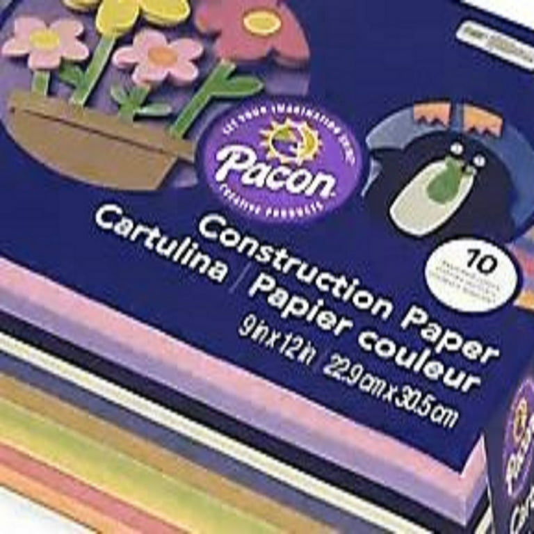 Bulk 500 Pc. Pacon® Art Street® Lightweight 10-Color Construction Paper Pad