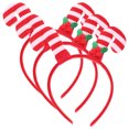 thumbnail image 1 of 3 uds. De aros para el pelo de bastón de caramelo de Navidad, tocado encantador, decoraciones para el cabello de fiesta, diademas decorativas para fiesta, 1 of 5