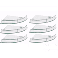 thumbnail image 1 of Organizador Baño Repisas Esquineras De Vidrio 6 Pz, 1 of 5