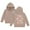 Khaki, variant on Cute Hoodies for Girls Jesus Letter Long Sleeve Pocket Hoodie Jacket Sweatshirts,Hot Pink 10-11 Years