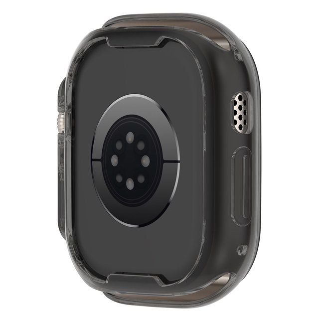 Cubierta de parachoques de TPU Marco de protección suave ahuecado para reloj Ultra 49 mm