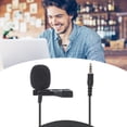 thumbnail image 3 of Collar de Alta Micrófono Mini Micrófono Clip 360 Grados Clip de Rotacia para Chat de Voz de Cámaga y ComputeráRa, Habla, Conferencia, Entrevista, etc., 3 of 7