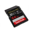 thumbnail image 3 of SanDisk Extreme Pro - Flash memory card - 64 GB - Video Class V60 / UHS-II U3 / Class10 - SDXC UHS-II, 3 of 3