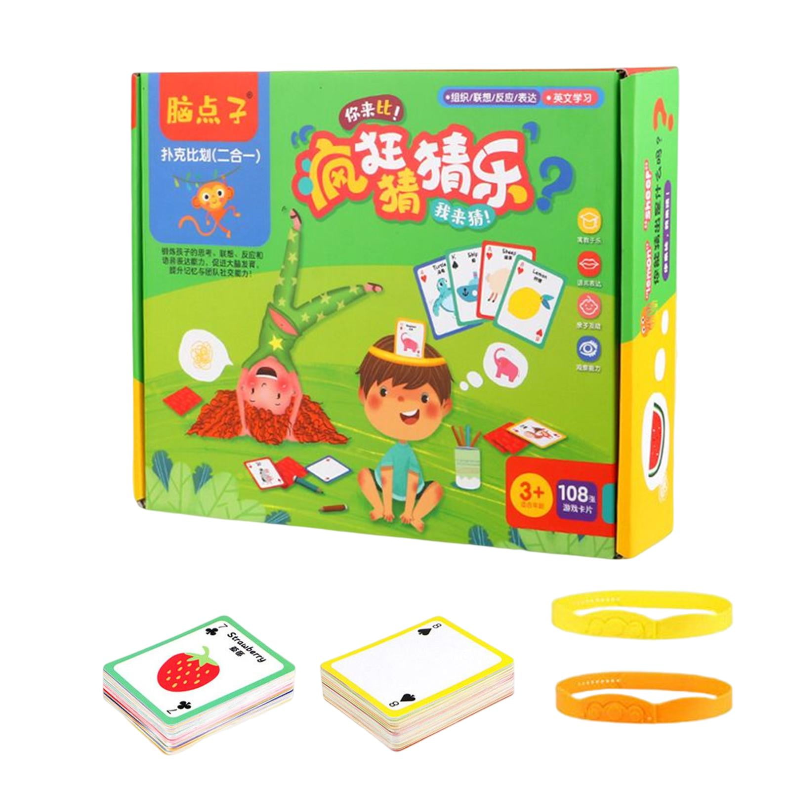 Headbands Game Guess Who Game for Kids 108 Picture Cards & 2