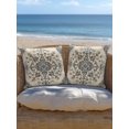 thumbnail image 5 of Outdoor Pillows Waterproof, Blue Boho Bedding Throw Pillows with Insert for Couch Sofa Bed, Ethnic Southwestern Geometric Vintage 18x18 Inch Pillowcases Decorative Camping Patio Pillow Set of 2, 5 of 8