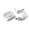Intec Car Charger and Dock - Charging stand + AC power adapter - white - for Nintendo DS Lite