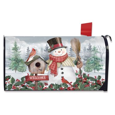 Oversized American Eagle Patriotic Mailbox Cover - Vinyl Decorative Cover By Briarwood Lane