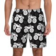 thumbnail image 3 of Uemuo Cool Car Pattern Mens Swim Trunks Quick Dry Board Shorts with Mesh Lining, Stretch Beach Shorts Quick Dry No-Chafing Board Shorts-Small, 3 of 9