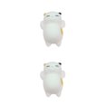 thumbnail image 4 of ZLight Mini Lingettes Douces Mignonnes pour Chat Balle Anti-Stress à Presser Qui Remonte Jouets Amusants Design de Chats Blancs Jouets de Pression Intéressants un Cadeau Sanhuacat 1pcs 2Ensemble, 4 of 6
