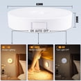 thumbnail image 3 of 3Pcs luces con Sensor de Movimiento para Interior, 8 LEDs/3 Modos/Adsorción Magnética Luz de Inducción, Luz Nocturna LED Recargable por USB con Imán para Dormitorio,Pasillo, Escaleras, 3 of 5