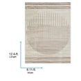 thumbnail image 3 of Livabliss Area Rugs for Living Room, 9x12 Floransa Modern Cream Rug, Bedroom Dining Room Home Decor Stain Resistant Carpet (8'11" x 12'4"), 3 of 7