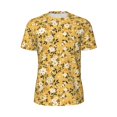thumbnail image 6 of Rocae Daisies Flowers for Men's Mesh Quick-Dry Short Sleeve Workout T-Shirt,Mens Crew Neck Tee Lightweight Soft Classic T Shirts Small, 6 of 9