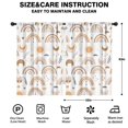 thumbnail image 2 of Blackout Kids Curtains,Boho Bohemia Rainbow Childrens Insulated Curtains Set Of 2,Bedroom Essentials,Toddler Room Decor 42"x63"(106x160cm), 2 of 4