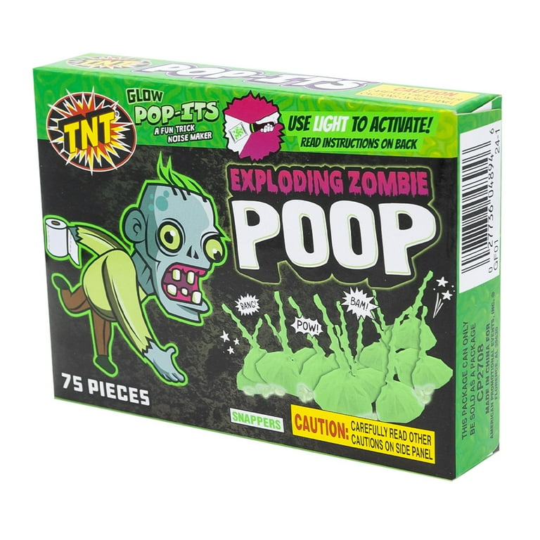 TNT Fireworks, Zombie Poop, Snap n Pops, Pop Its, Glow in the Dark