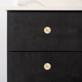 thumbnail image 5 of Uxcell Cabinet Knobs Modern Round Drawer Pulls Zinc Alloy Furniture Handle for Closet Dresser Cupboard Kitchen Bedroom Bathroom 2 Gold, 5 of 7