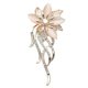 thumbnail image 1 of Women's Flower Brooch Pin Shiny Crystal Stone Party Jewelry Scarf Garment Gift Fashion, 1 of 4