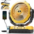 thumbnail image 1 of Ventilador de Camping FRIZCOL 3 en 1 Recargable 24000mAh con Luz Amarilla, 1 of 6