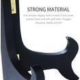 thumbnail image 5 of 4 Pieces Black Wooden Easel Mahogany Finish Display Stand Plate Holder for Picture Frame Folding Display Stand (5 Inches), 5 of 7