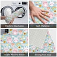 thumbnail image 4 of Vsdgher Love You Rabbit print Flannel Anti-Slip Floor Mat Comfort Mat Floor Carpet for Decor, Non-Slip, Home, Office, Laundry, Durable, 4 of 5