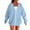 *1-Blue, variant on No Boundarie Women's Oversized Zip Up Hoodie,Womens Drawstring Long Sleeve Sweatshirts,Y2K Loose Blouses Side zipper With Pocket For Ladies,*Black,Size XXL