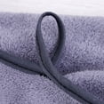 thumbnail image 2 of Nvzi 3 toallas de vellón coral, toalla de mano de algodón suave para el hogar, súper suave, altamente absorbente para ducha, piscina, toalla de mano de 13,78 x 29,53 pulgadas (gris), 2 of 5