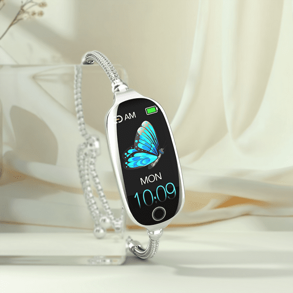 Smart Watch for Women with Fitness & Sleep Tracker，Silver