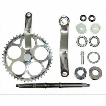 36T Wide Crank Assembly Kit – 3-Piece Steel Set For 2-Stroke & 4-Stroke Motorized Bikes