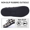 thumbnail image 6 of Yiwa Women's House Slippers, Slippers with Arch Support, Elastic Band Non-slip, Orthotic Shoes for Women Indoor and Outdoor Black White Size 10, 6 of 7