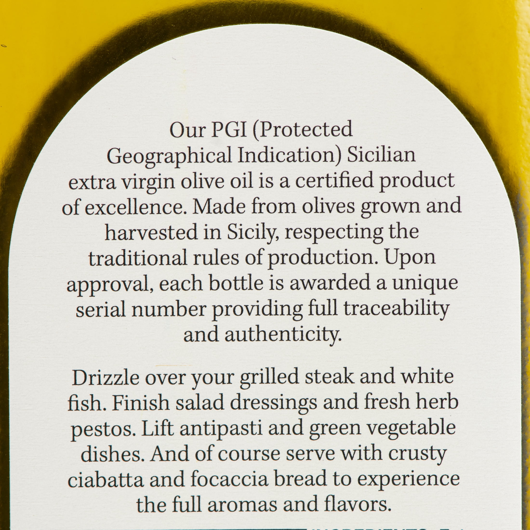 Oliarina Italian Sicilia PGI Extra Virgin Olive Oil 500ml