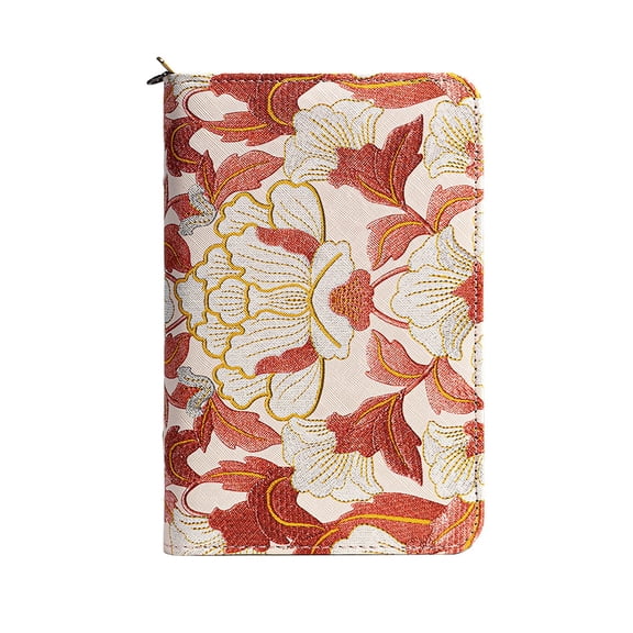 Portable Loose Leaf Organizer Expanding File Folder with Dividers for Home Office A