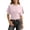 Red, variant on Casual Loose Cropped Tee with Irregular and Waist Tie for Women - Everyday Streetwear Top, L, Grey