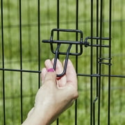 MidWest Homes for Pets 24-Inch Exercise Pen, for Indoor and Outdoor Use, 16 Sq Feet of Play, Single Door Folding Dog Pen, with Large Door Opening & Secure Latch, Easy to Set Up, Foldable Dog Playpen