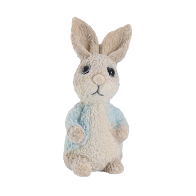 Tanding Rabbit Figurines Home Decoration Easter Decorations Table Ornaments Resin Spring Bunny Tabletop For Home Farmhouse Garden Outdoor Statues Lady Statue Outdoor Garden Statues And Figurines