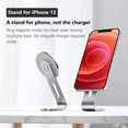 thumbnail image 2 of Magnetic Desk Stand Holder for iPhone 12 Series, Kuaguozhe for Magsafe Stand No Plates Needed, Compatible with iPhone 12 Pro Max/ 12 Pro/ 12 Mini/ 12 and Magsafe Case, 2 of 5