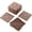 Brown, variant on 44sq. ft Plastic Interlocking Deck Tiles,44 Pack Outdoor Patio Flooring, 12"x12" Interlocking Decking Tile Outdoor All Weather Use, Waterproof Patio Pavers for Pool Balcony Backyard Porch